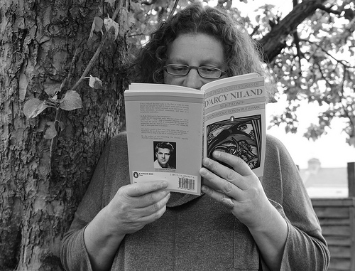 Megg reading D'Arcy Niland by Read Me Something You Love