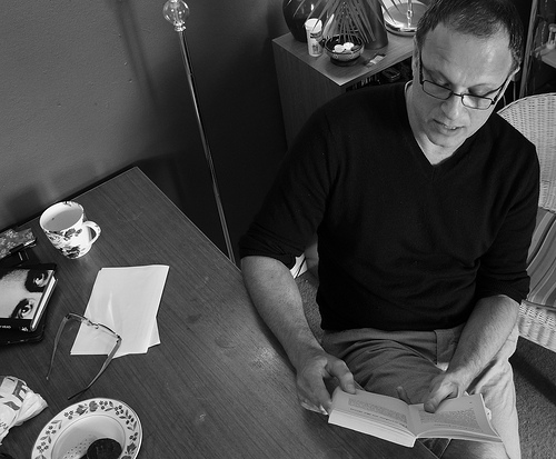 Shaun Reading Kafka1 by Read Me Something You Love