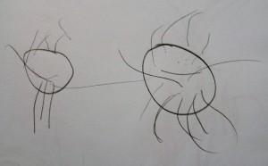 Drawing by a young autistic child of her mother (photo by NikiBug on Flickr)